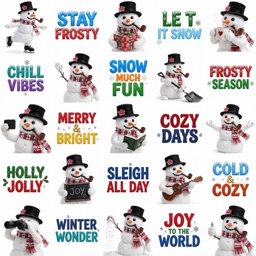 Frosty snowman waterslide nail - frosty,